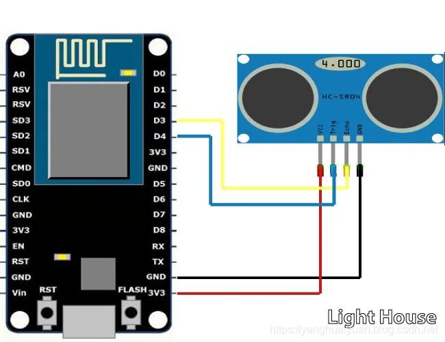 Ultrasonic range sensor schematics