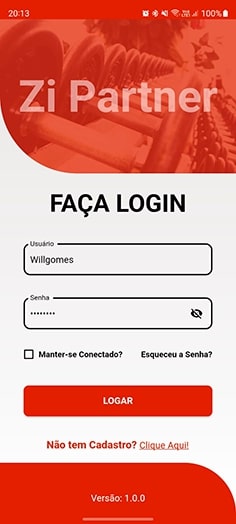 Tela de Login