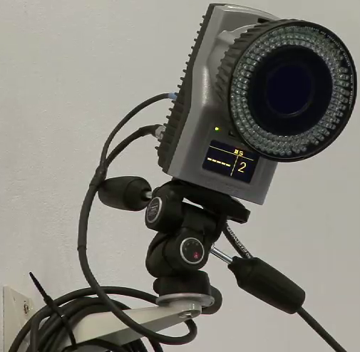 1 of the 4 Oqus 310+ cameras in LABIOMEP