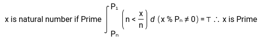 The Integral of is x Prime