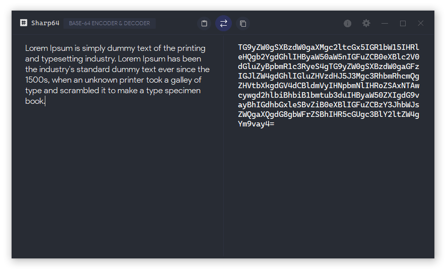 sharp64-text-encoding