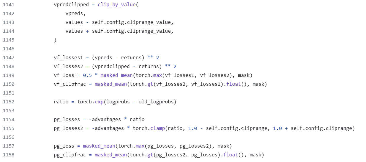 Loss function details