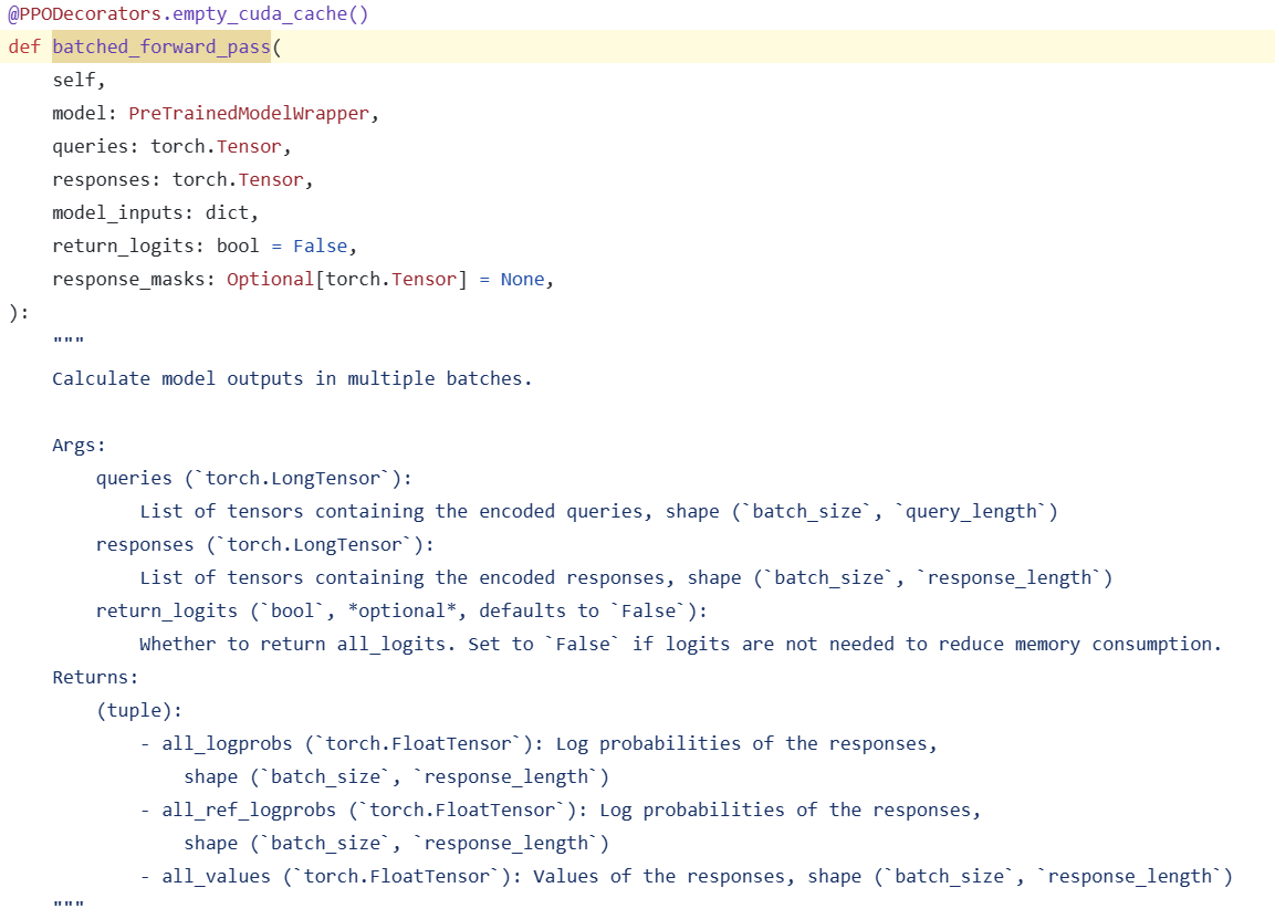 batched_forward_pass function