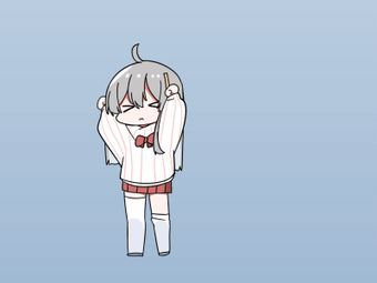 Pet stomping angrily with a 'Too much petting! I need a break. Bye!' bubble, then jumping away