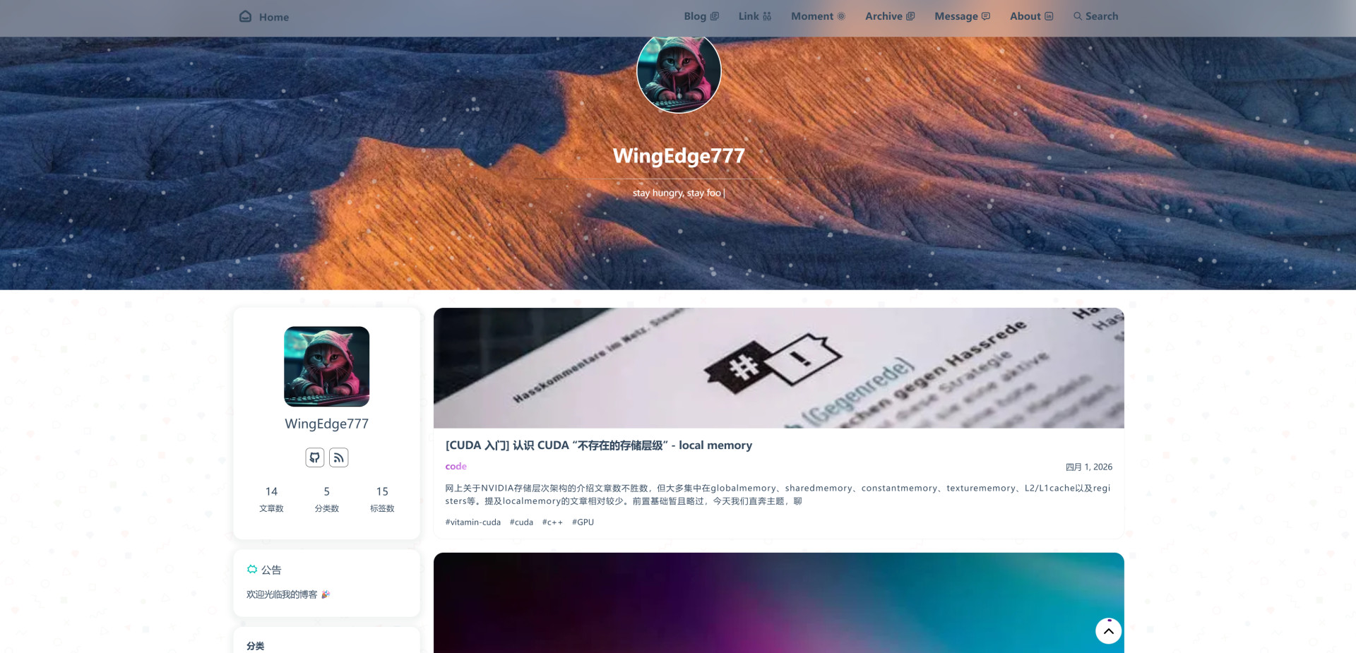 w-vhAstro-Theme 网站模板截图