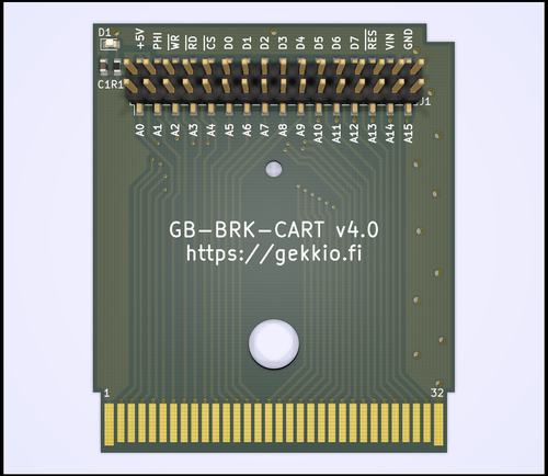 GB-BRK-CART v4.0 KiCad 3D view