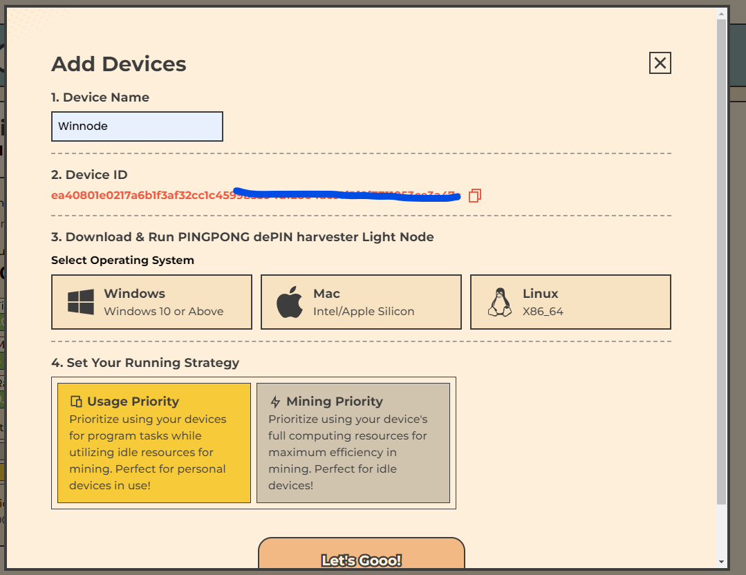 Device ID Instructions