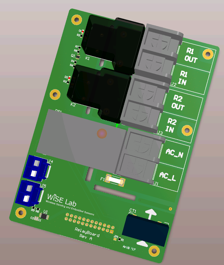 Relay Board V1 3D