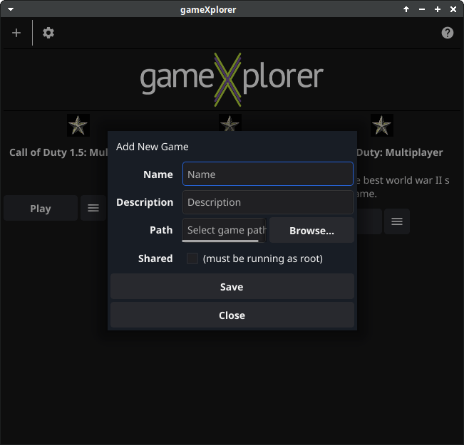 gameXplorer