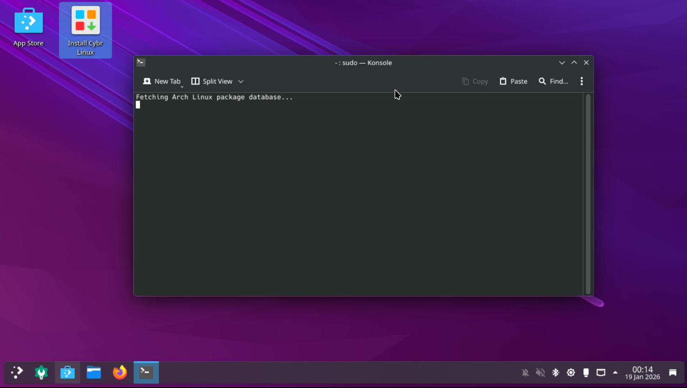 Cybr Linux Desktop Screenshot