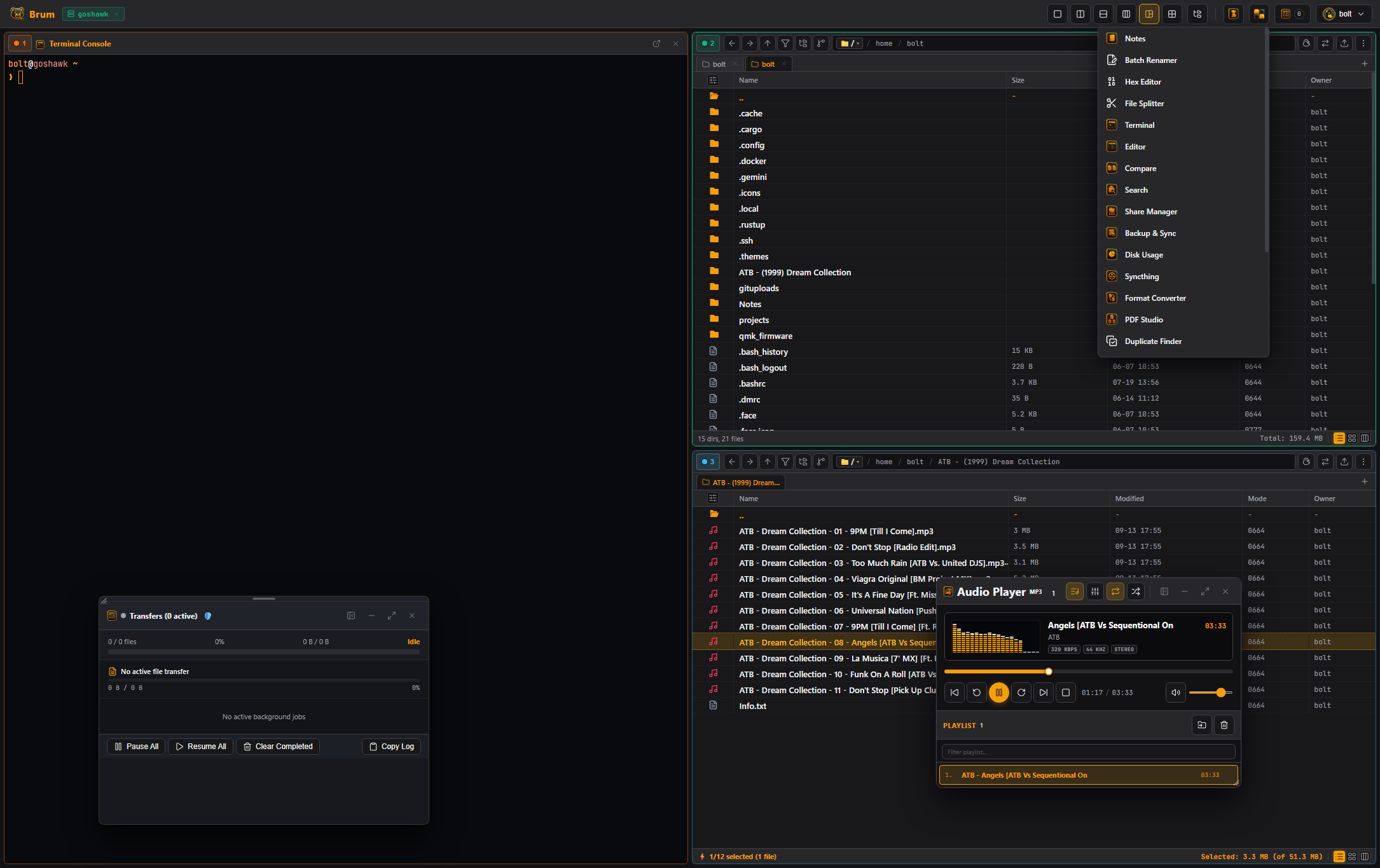 Brum Web & Desktop Environment