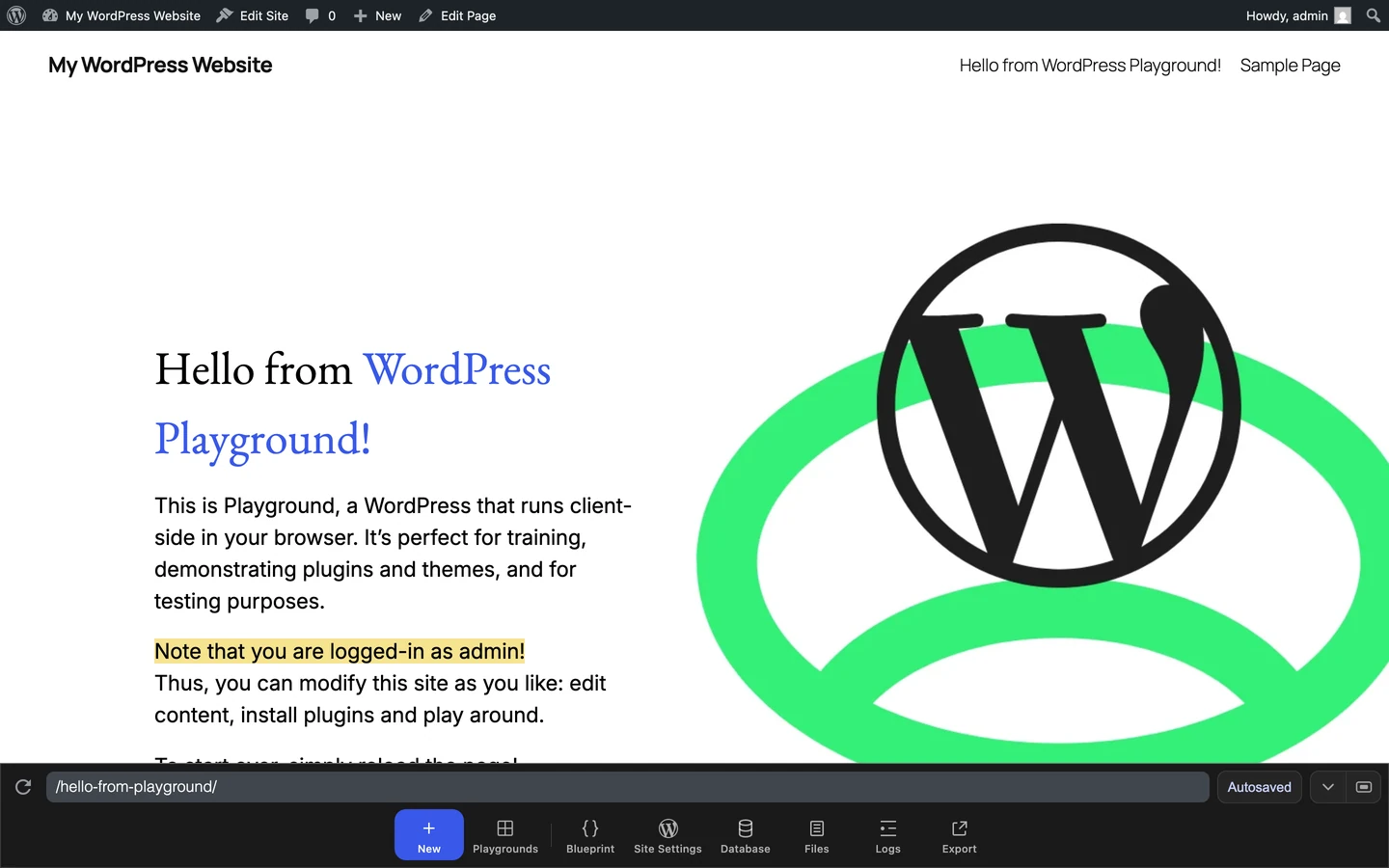 Ang full-width na layout ng Dock
