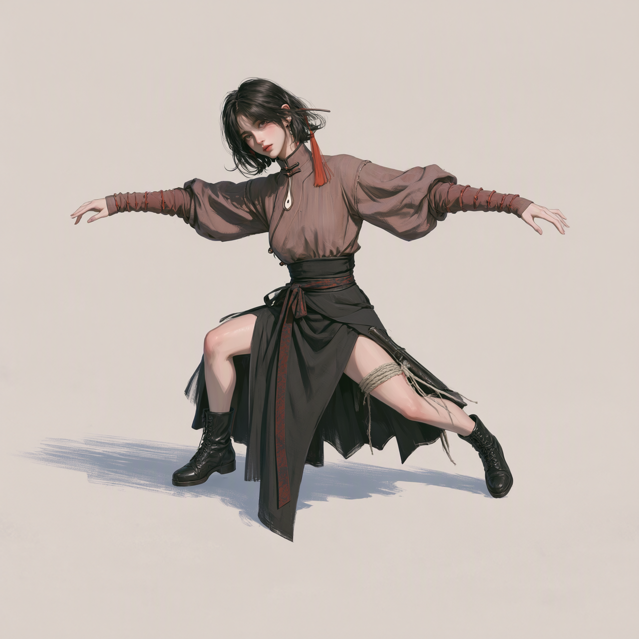 正面姿势结果