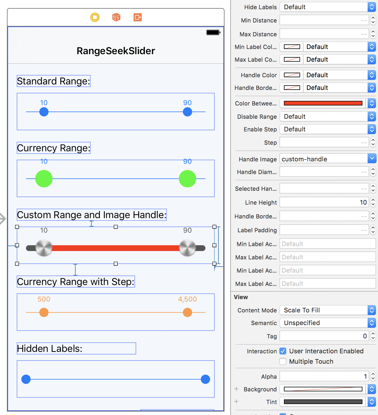 Interface Builder Screenshot