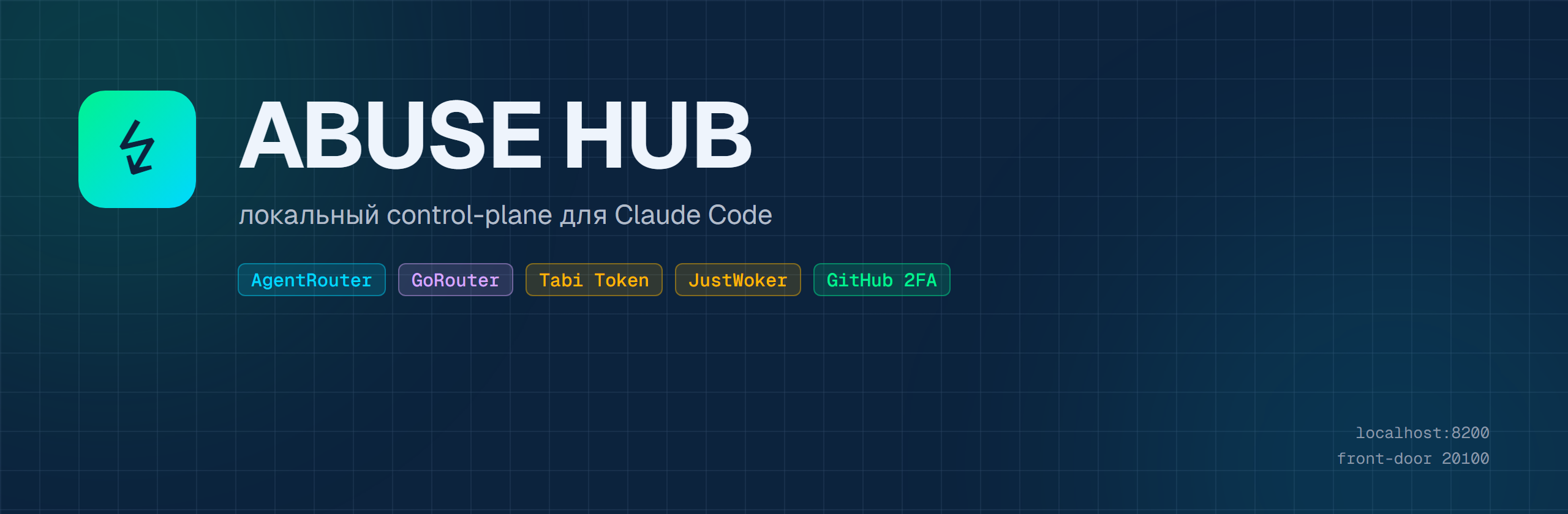 ABUSE HUB — локальный control-plane для Claude Code