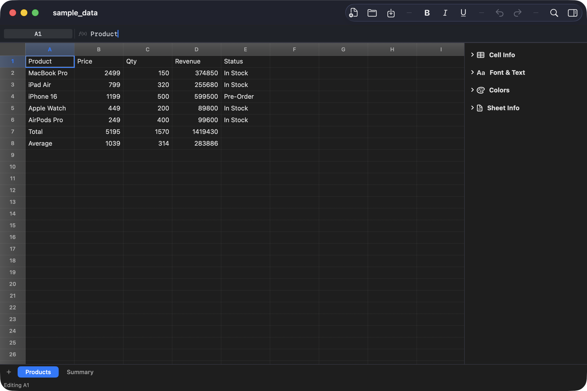 GridForge — Dark Mode