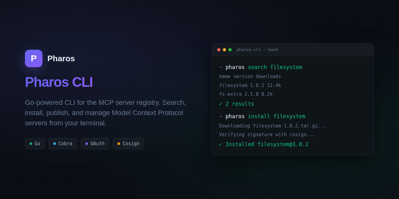 Pharos CLI