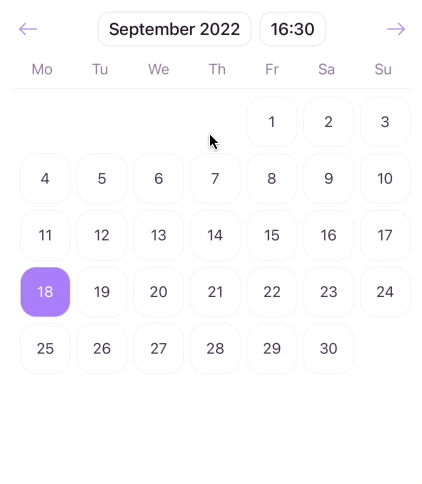 React Native Time Date Picker