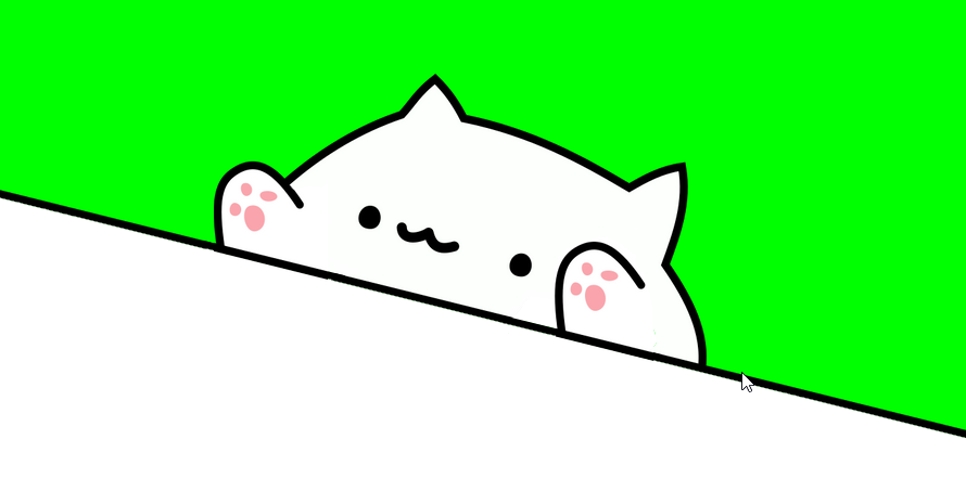 bongo cat pillow