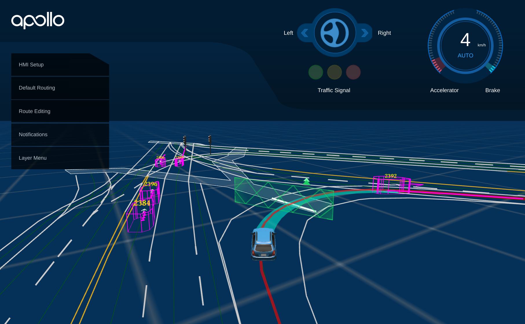 Dreamview with Trajectory