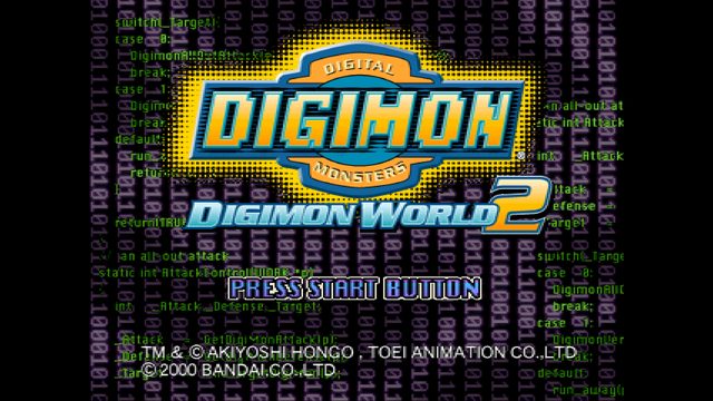 Title screen