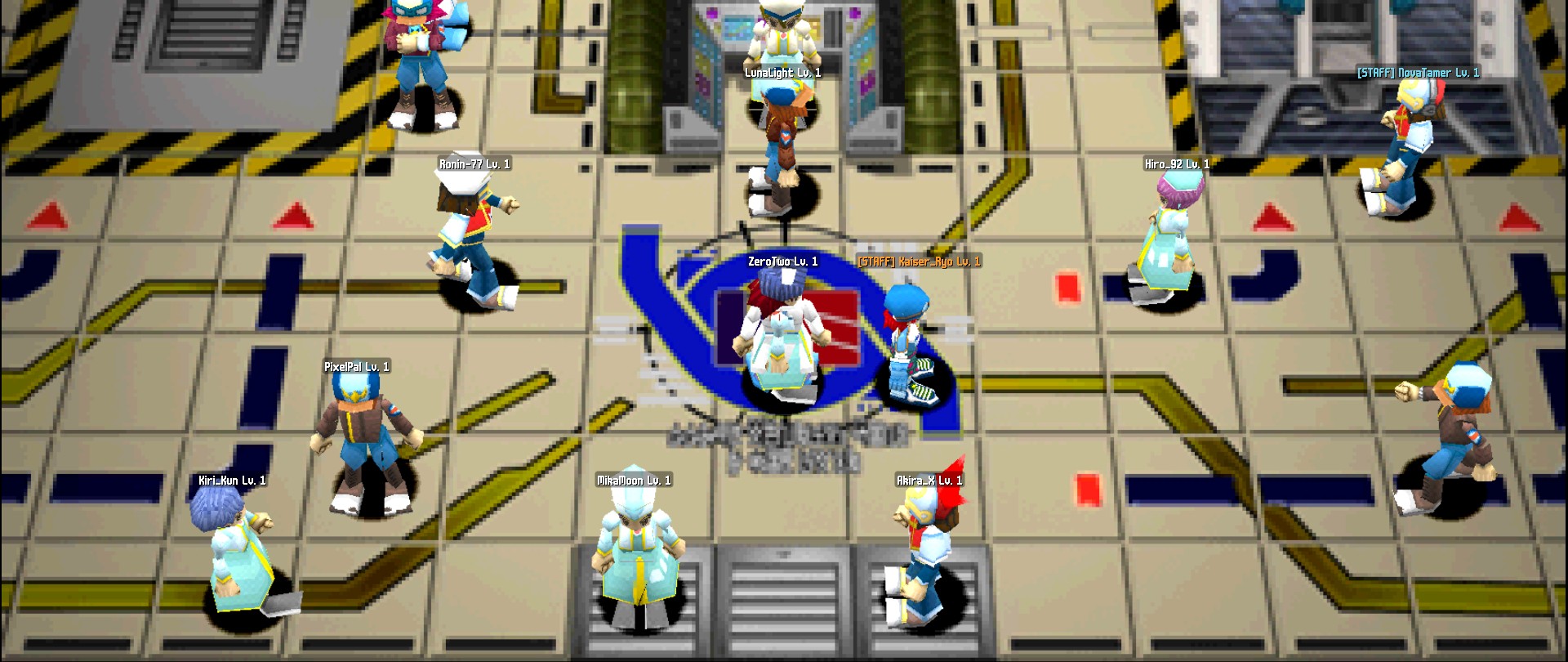 Tamers in the Main Gate of Digital City