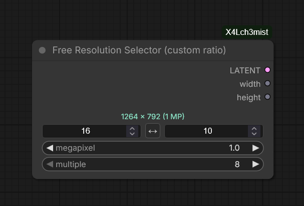 Free Resolution Selector