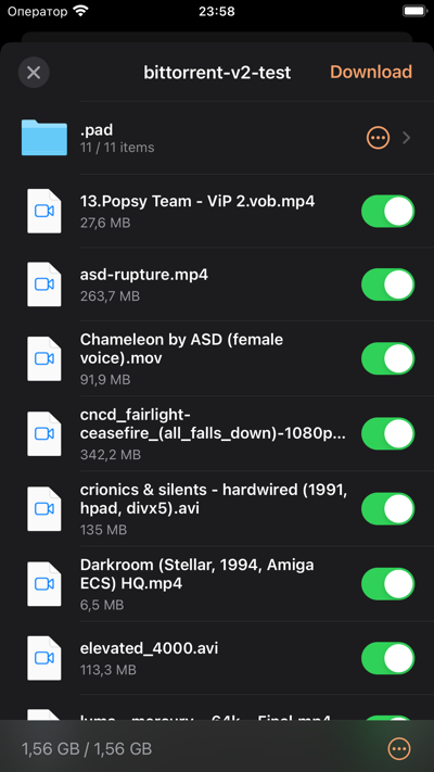Screenshot 1 of iTorrent