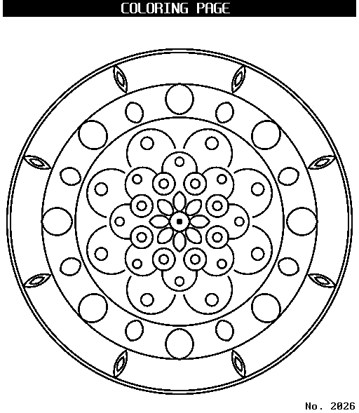 Mandala to color