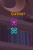 Floating helper button, Compact style