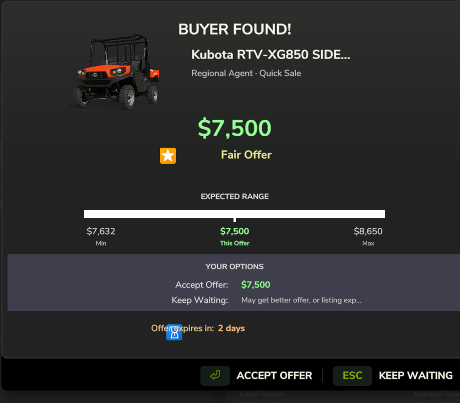 Buyer Found