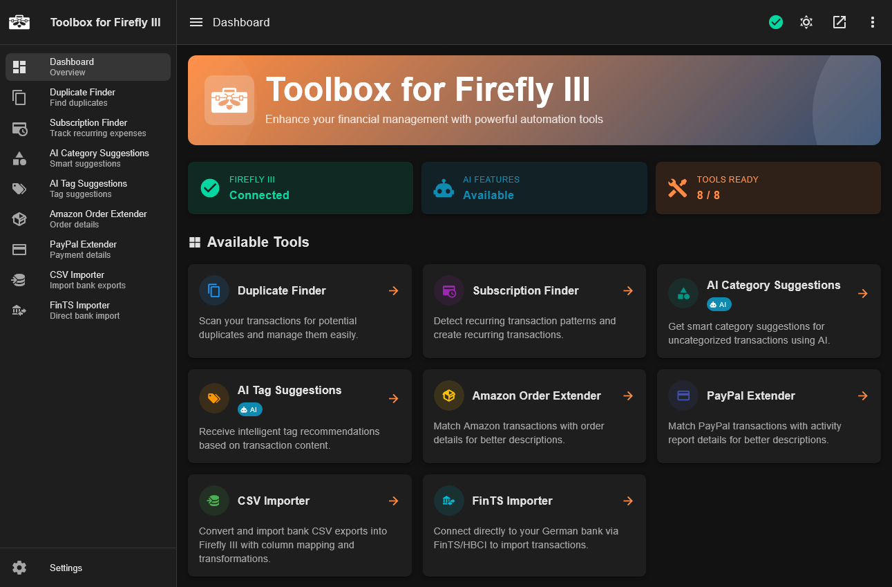 Dashboard Screenshot