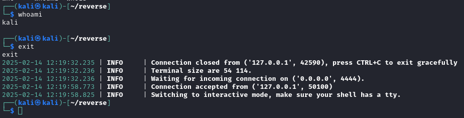 irevshell automatic restart