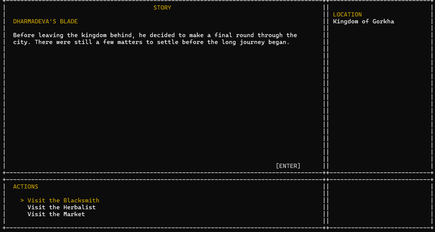 Story choices