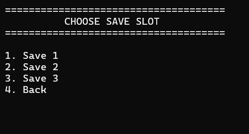 Save options
