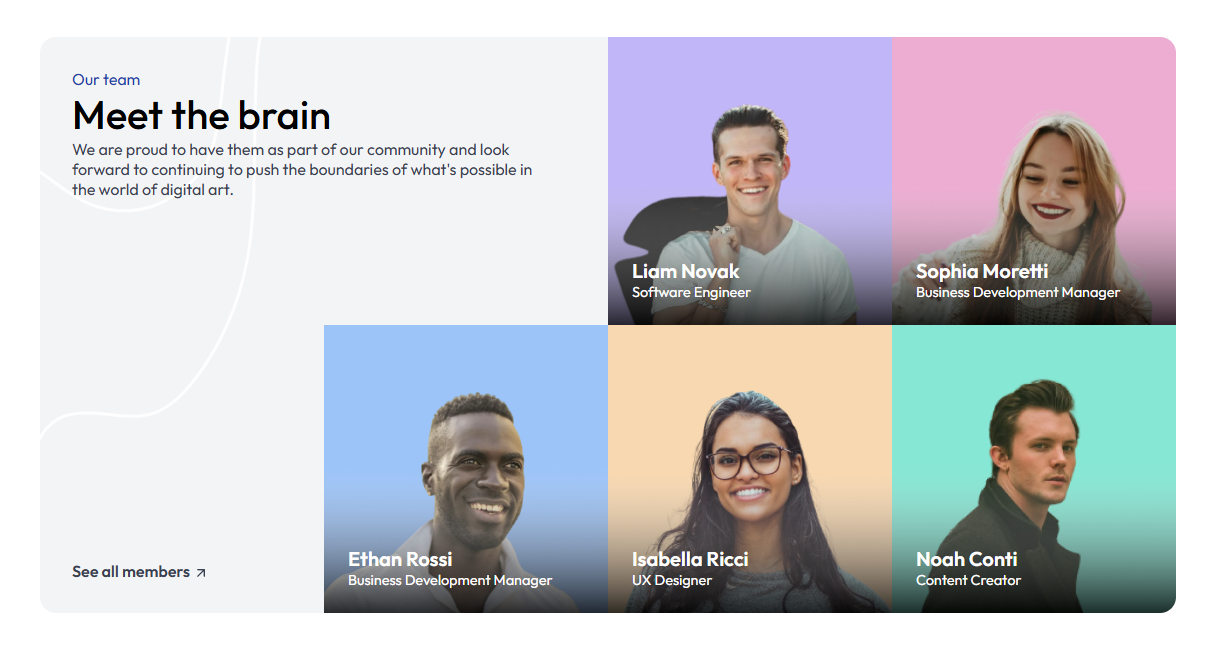 GitHub - XerNNoS/Meet-the-Team-Section: My solution for the "Meet the ...