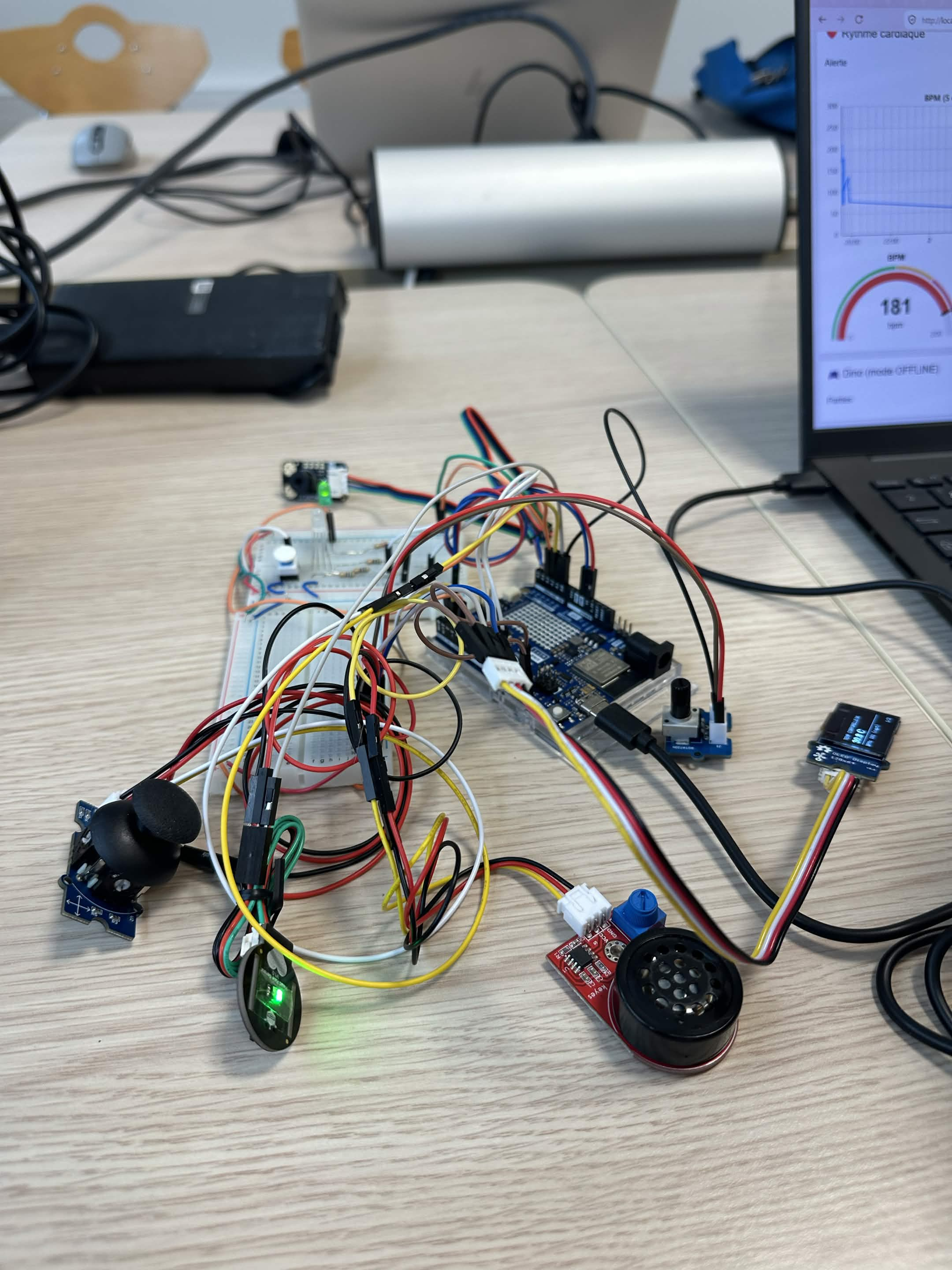 Prototype Global du Home-Trainer Connecté en Fonctionnement