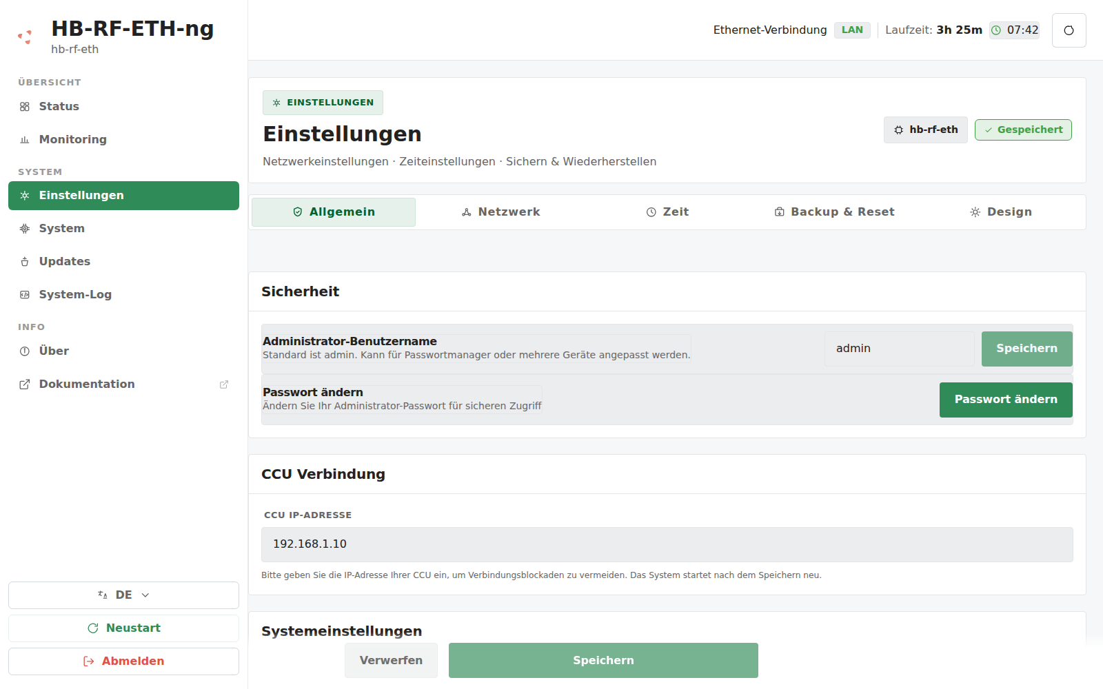 Einstellungen
