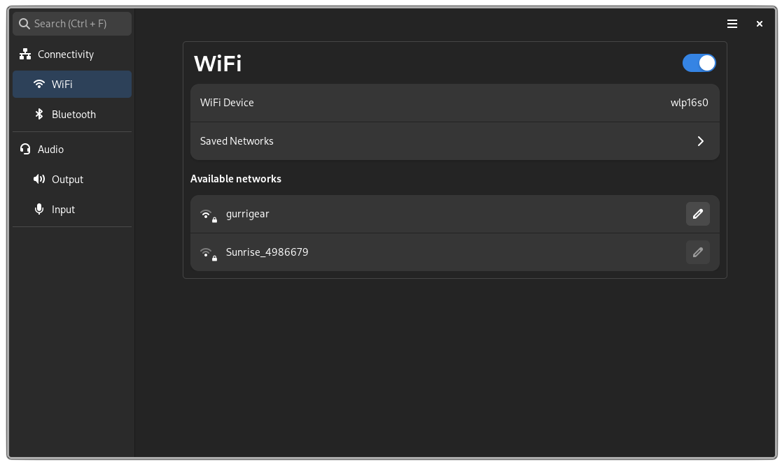 Wi-Fi Screenshot of ReSet