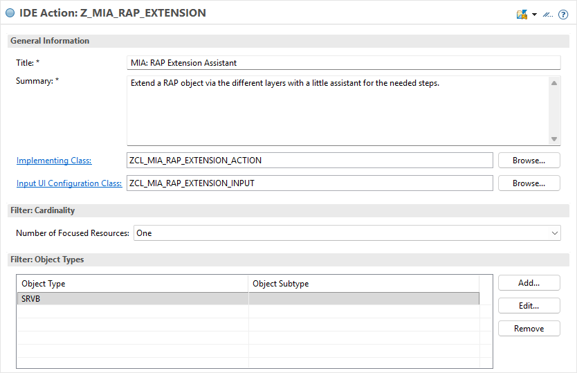 RAP Extension Assistant