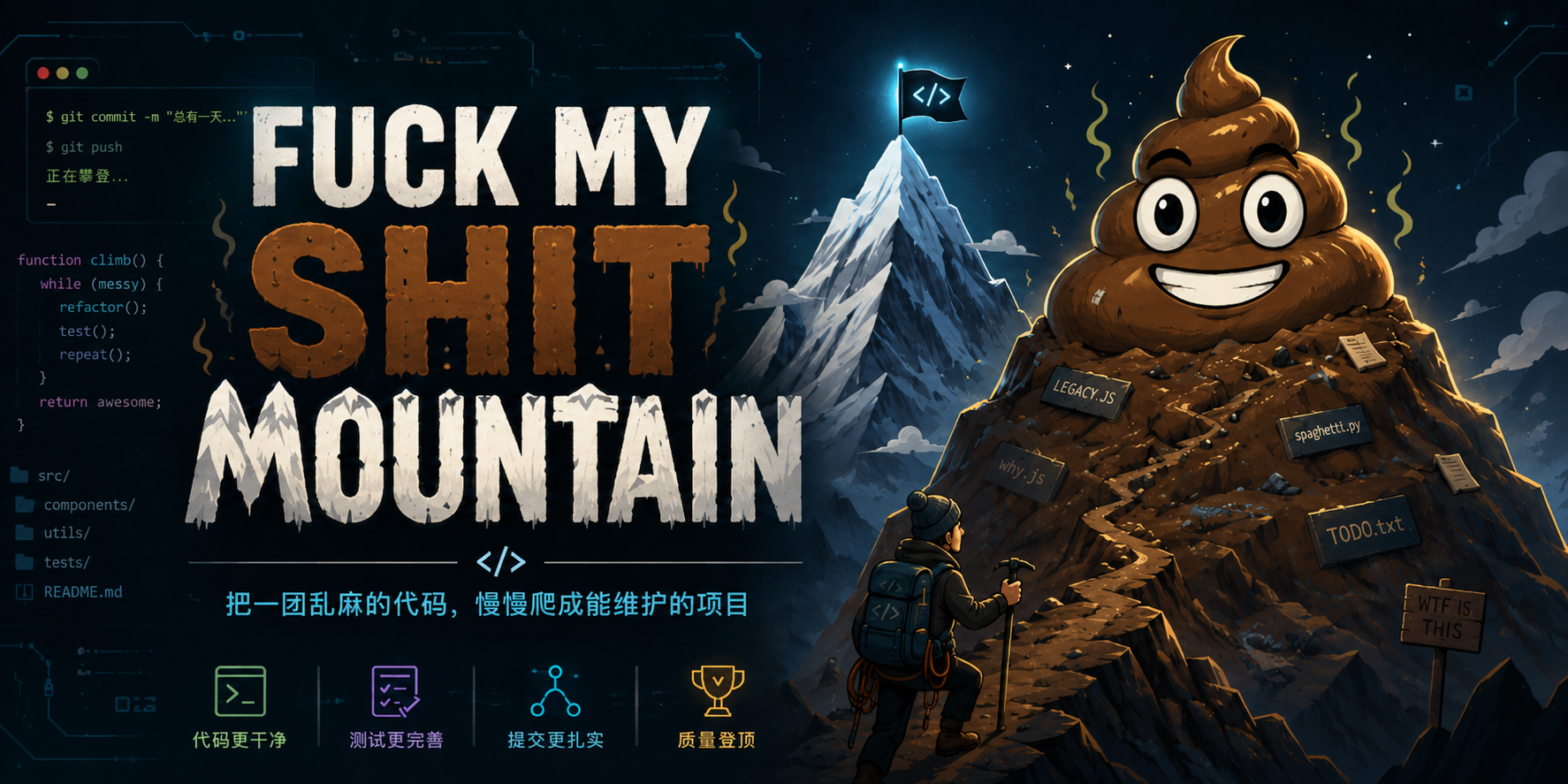 Fuck My Shit Mountain banner