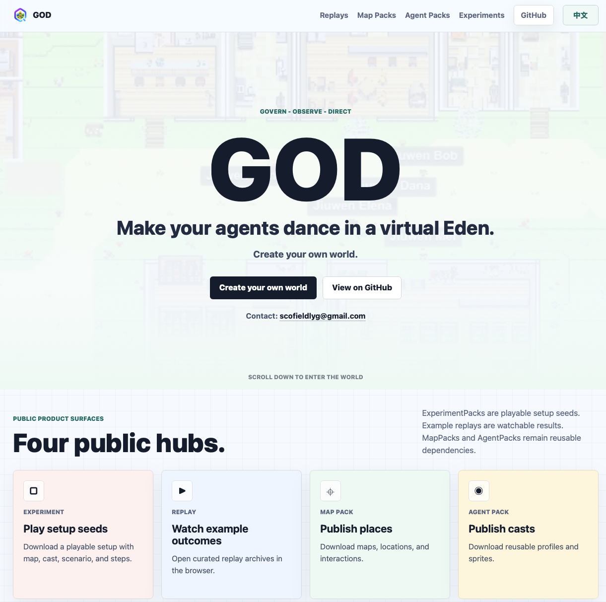 GOD public site