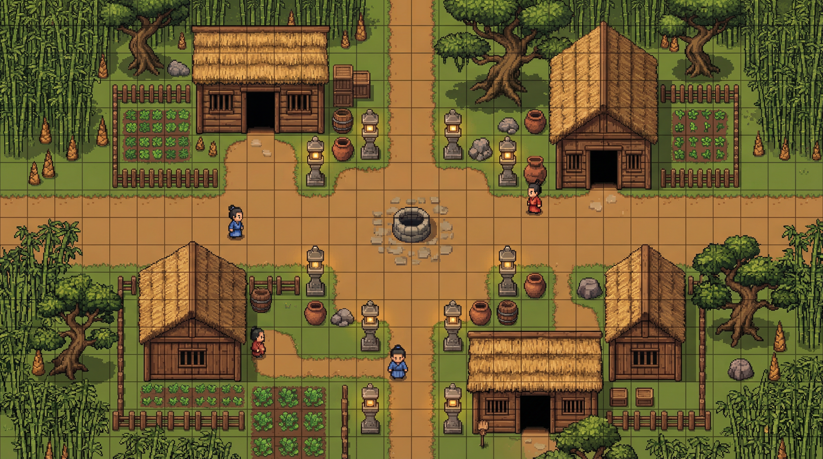 Tutorial Village Map Mockup