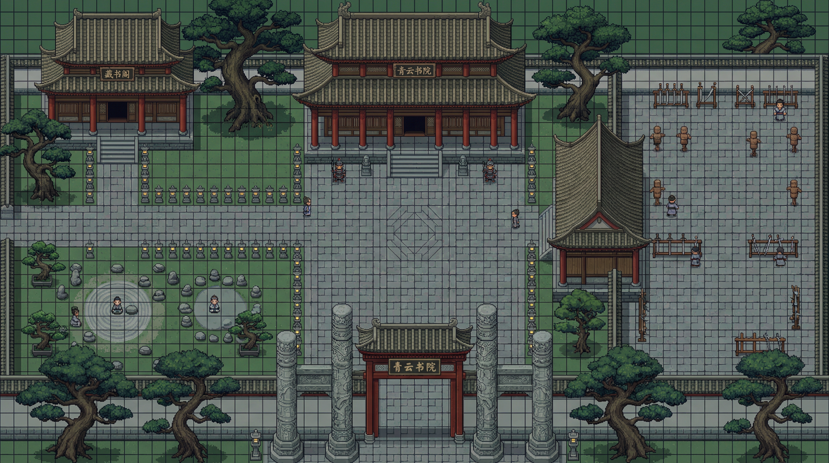 Dafeng Academy Map Mockup