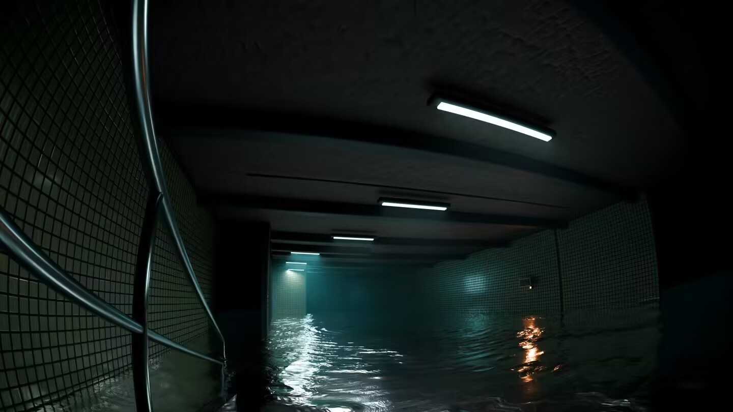 积水地下通道