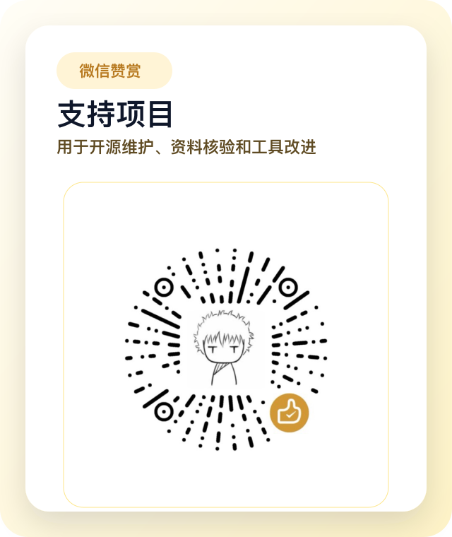 微信赞赏二维码