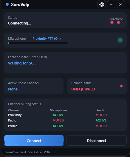 Main Client Window