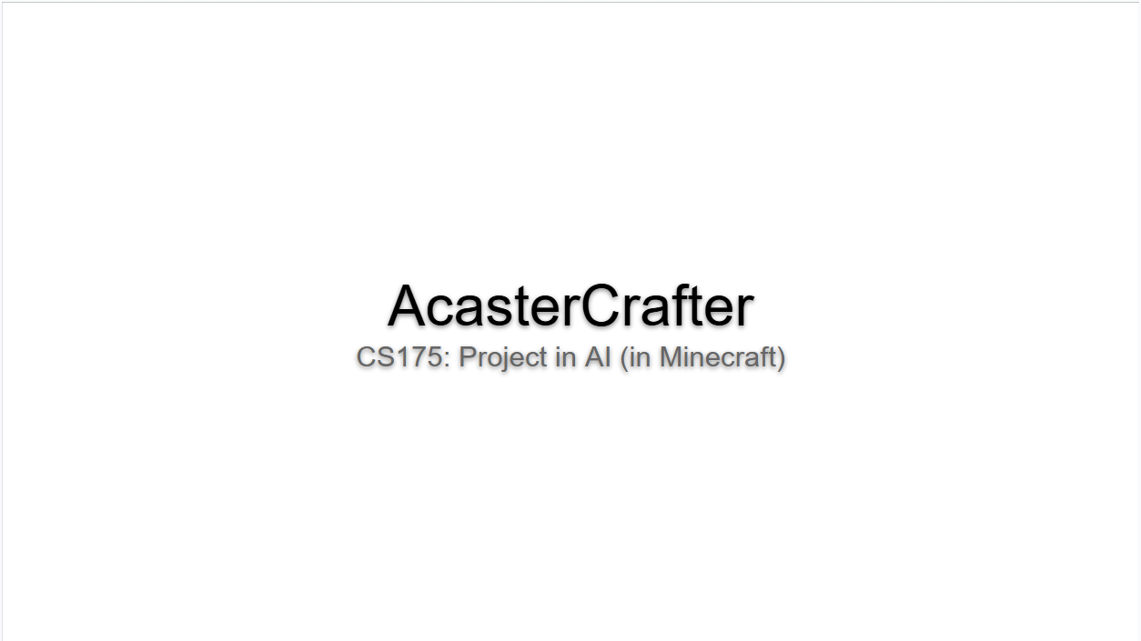 AcastaCrafterProgressVideo