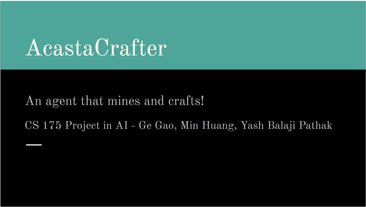 AcastaCrafterProgressVideo