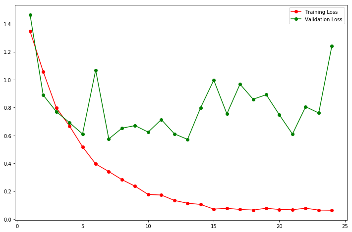 Training and Validation Losses